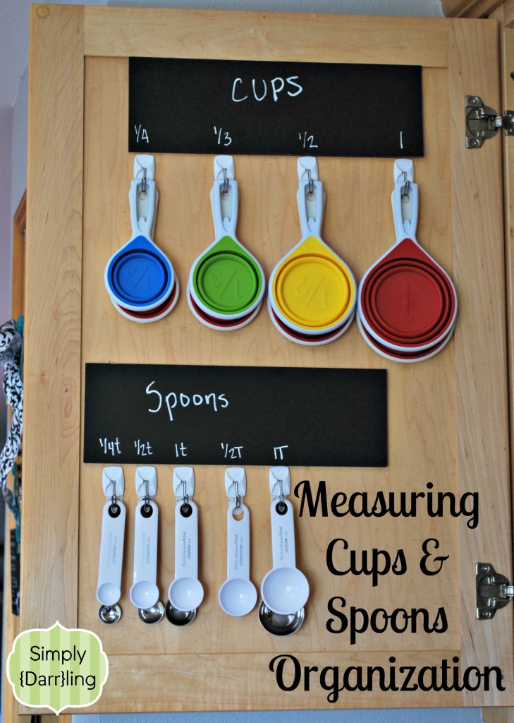 Measuring Cups and Spoons Organization