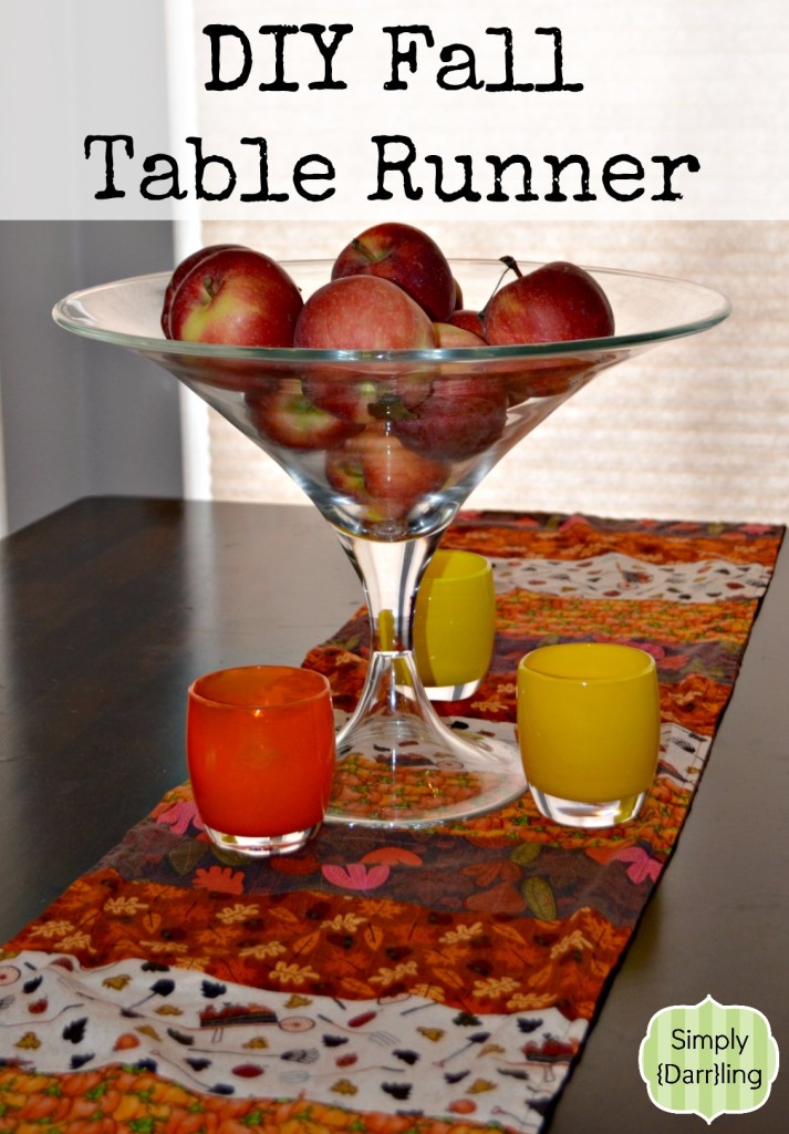 DIY Fall Table Runner