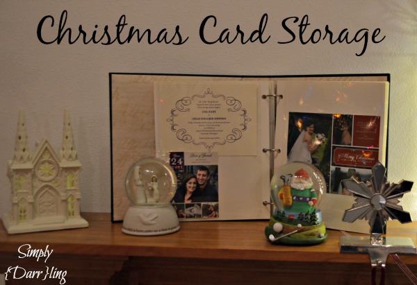 Christmas Card Storage