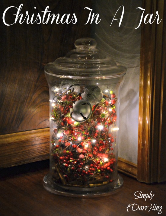 Christmas Decor Jar