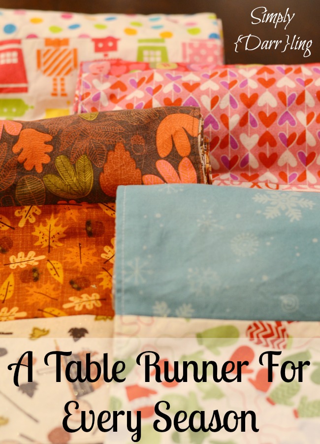 Table Runners for All SEason