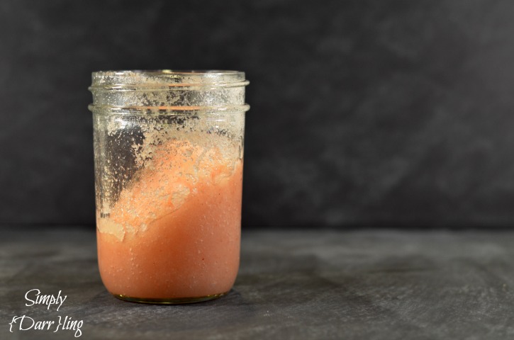 Jar of DIY Salt Scrub