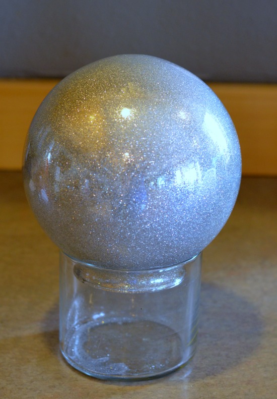Glittered Glass Ball