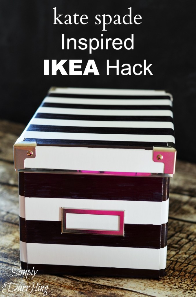 Kate Spade Inspired Ikea Box