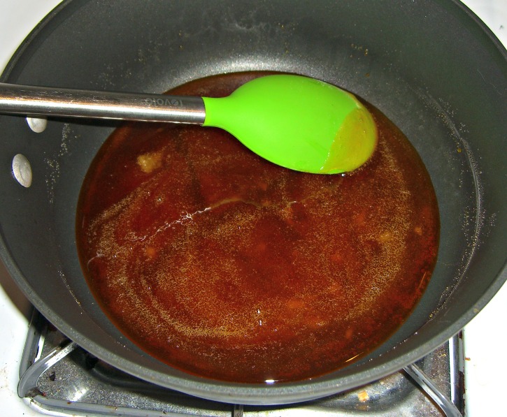 Caramel Sauce In Process