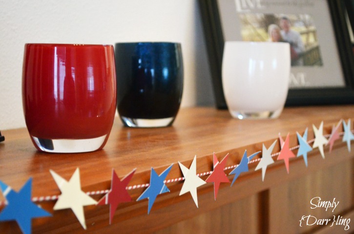 Paint Chip Garland with Glassybaby