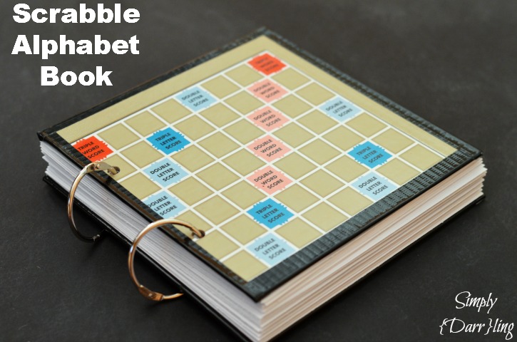 Scrabble Alphabet Book