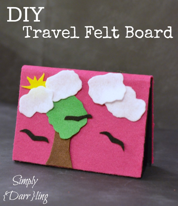 small + friendly: DIY Travel Size Felt Board