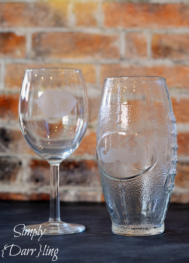 DIY Etched Glasses