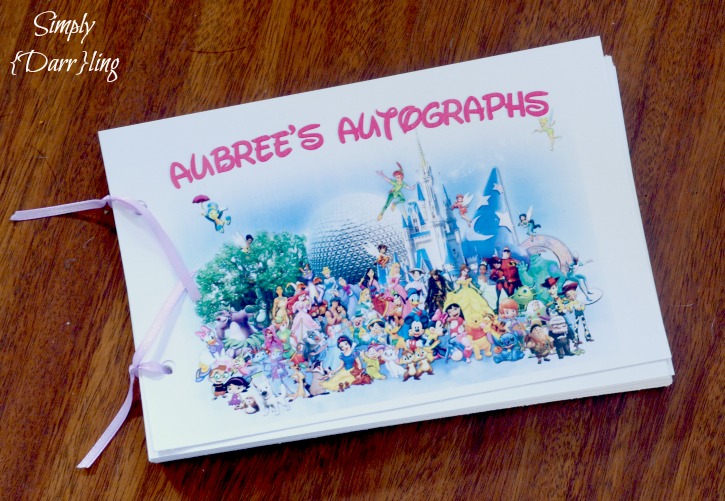 DIY Disney Autograph Books