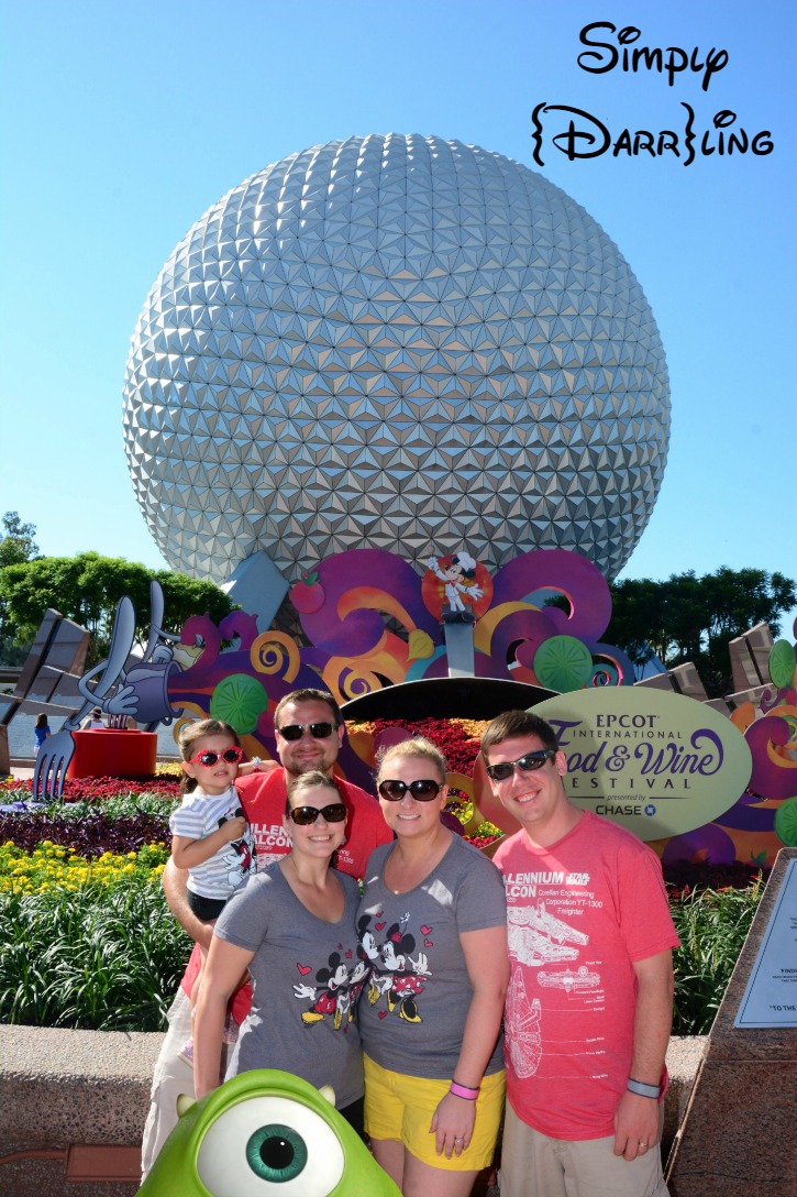 Mike and the Epcot ball