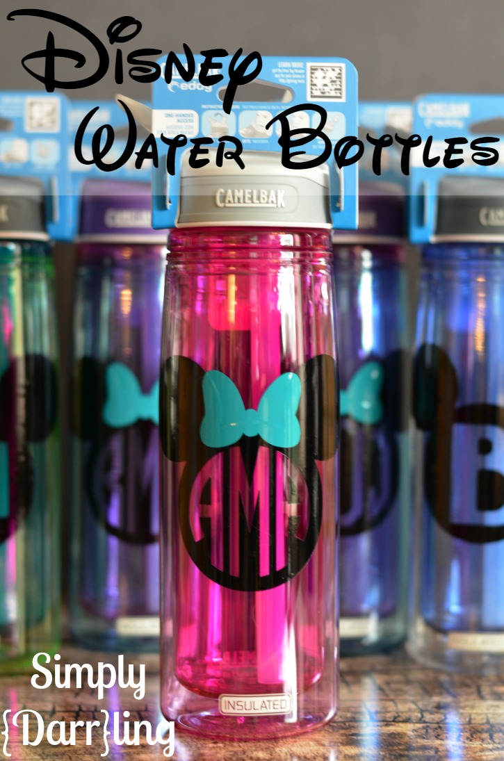 Monogram Disney Water Bottle