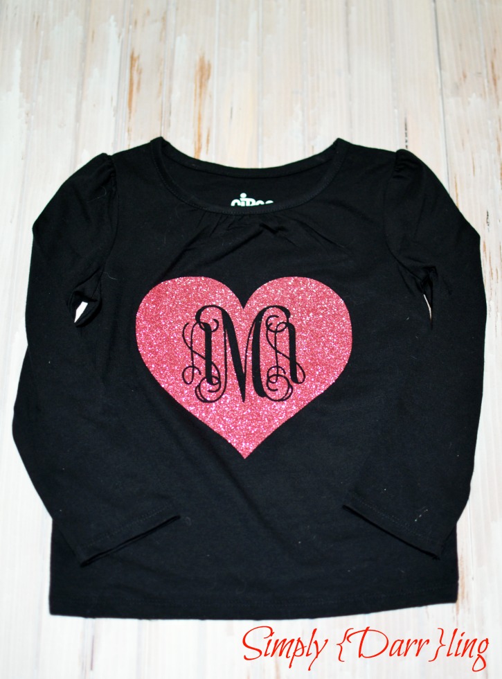 Valentine monogrammed shirt