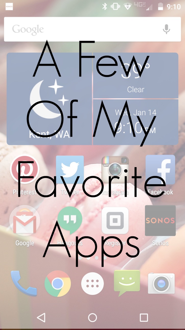 a few of my favorite apps