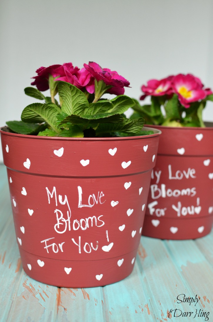 Valentines Day Flower Pot