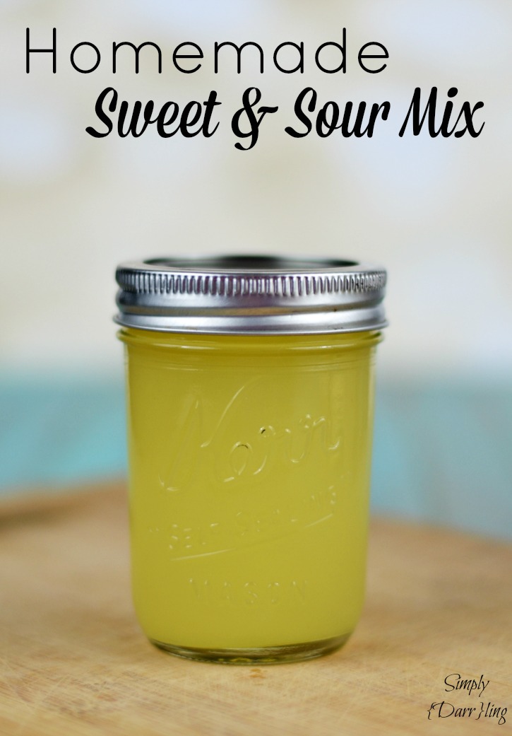 Learn how to make sweet and sour mix at home with this quick and easy Sweet & Sour Mix recipe