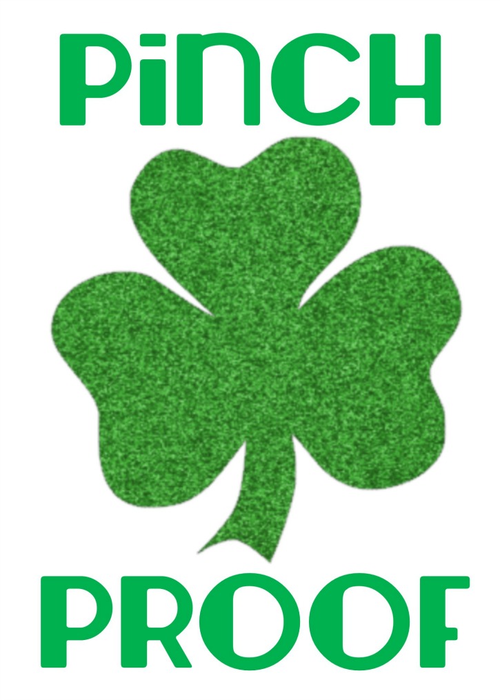 Pinch Proof Printable Shamrock