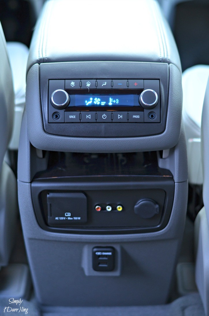 2015 Buick Enclave Rear Controls