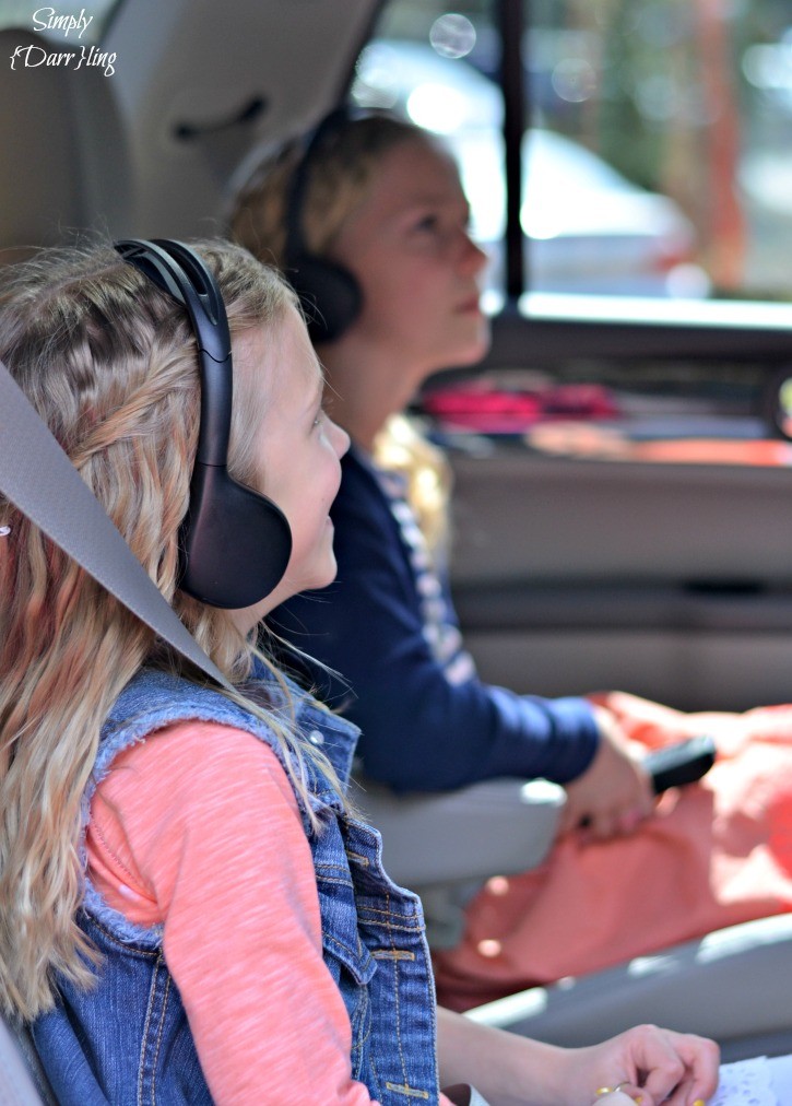 Kids enjoying 2015 Buick Enclave Rear Entertainment
