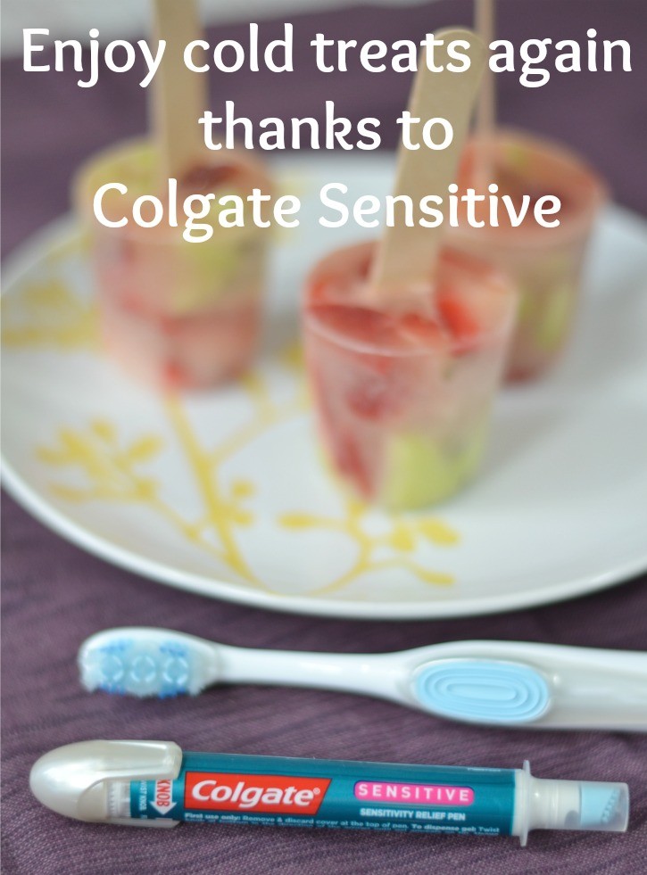 Colgate Sensitivity and Frozen Fruit Pop