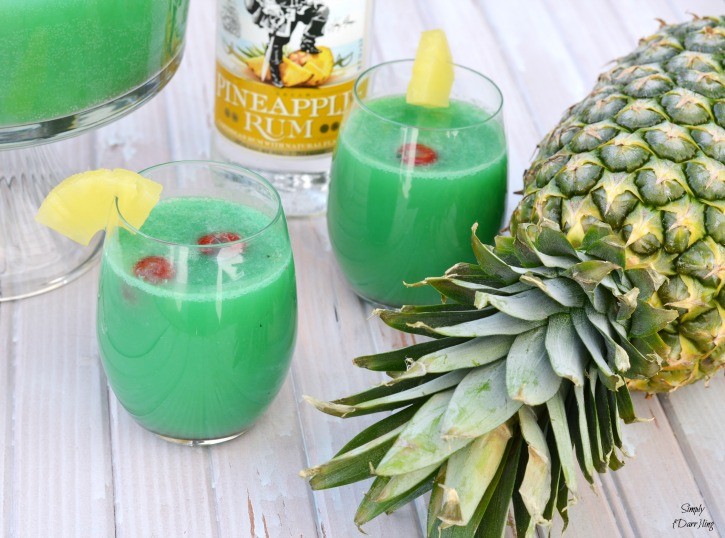 Pineapple Punch with Captain Morgan Rum