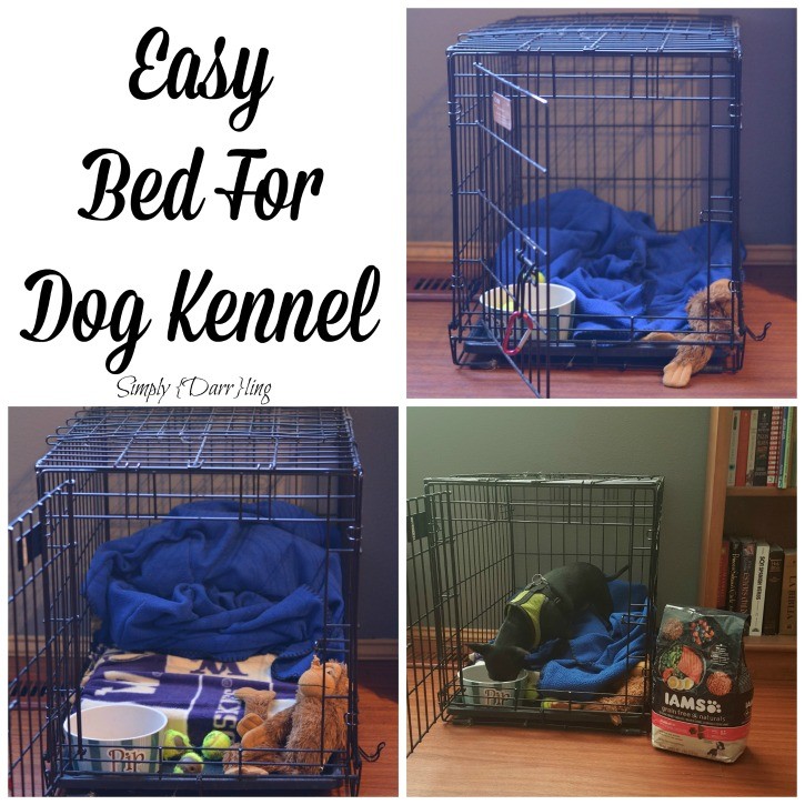 Easy DIY Bed for a Dog Kennel