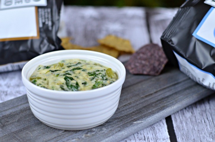 Dairy Free Spinach Chip Dip with Food Should Taste Good Chips