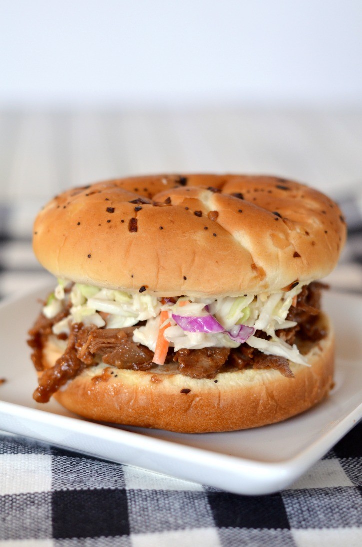 Honey and Balsamic Pulled Pork Sandwich