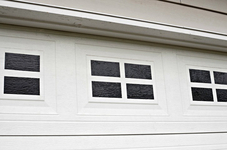 Easy DIY Faux Garage Door Windows - Simply Darrling