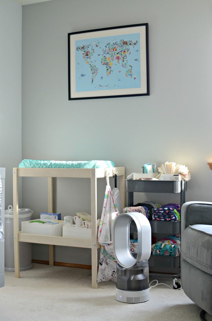 Prepping For Baby A Cozy Nursery With The Dyson Humidifier Simply
