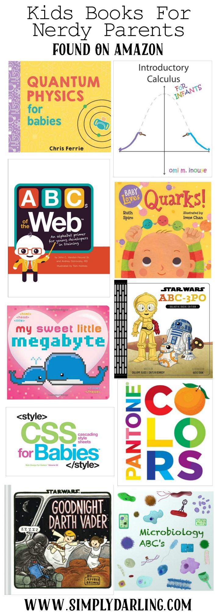 Kids Books For Nerdy Parents - Found On Amazon
