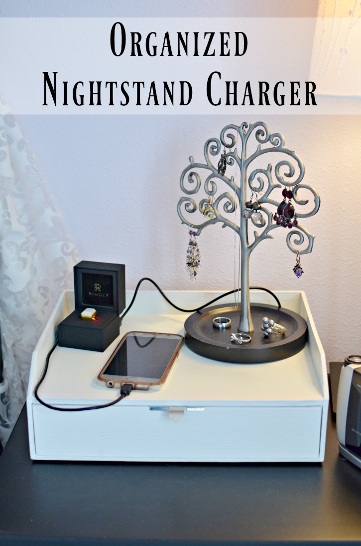 Easy DIY Nightstand Phone & USB Charger