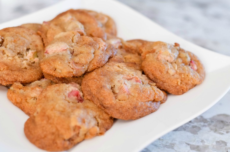 Soft Cookies featuring fresh Rhubarb