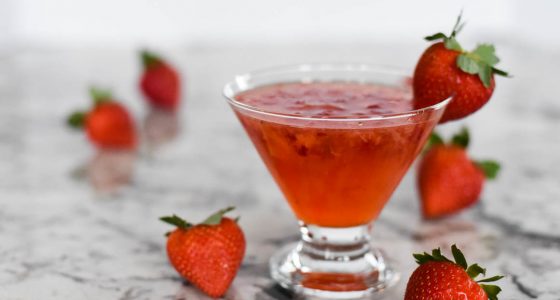 Strawberry Lemon Drop Cocktail Recipe