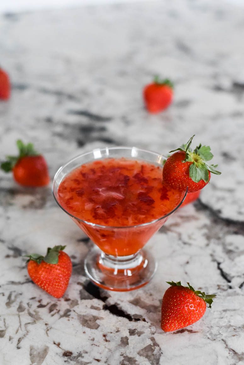Strawberry Lemon Drop Cocktail Recipe
