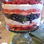 4th of July Inspired Dairy Free Berry Trifle
