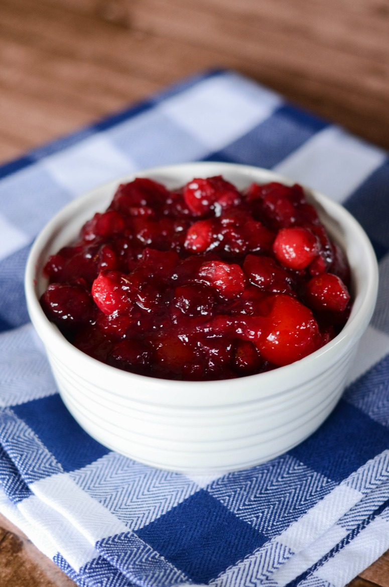 Fresh Cranberry and Cherry Sauce