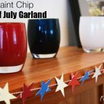 Paint Chip 4th of July Garland