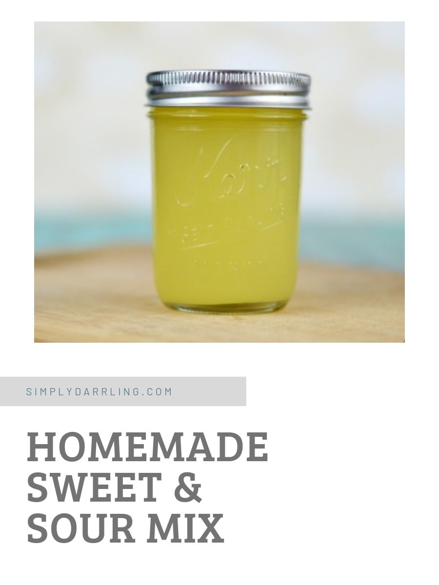 Homemade Sweet and Sour Mix For Cocktails