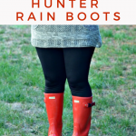how to clean hunter rain boots