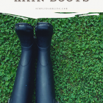 how to clean hunter rain boots