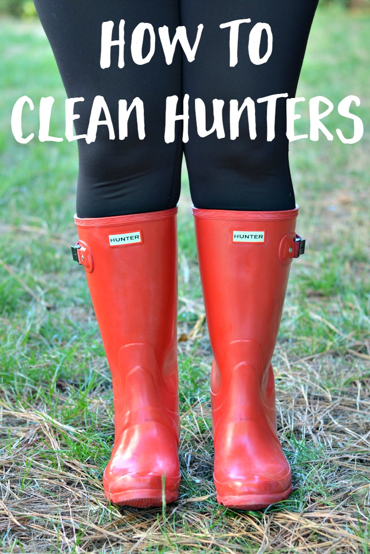 How to clean hunter rain boots