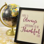 There is Always Something to be Thankful for Printable