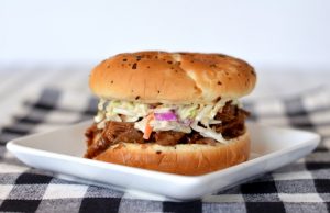 Honey and Balsamic Pulled Pork Sandwich