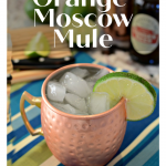 Orange Moscow Mule in Copper Mug