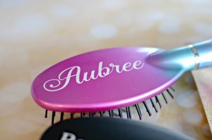 Personalized Hairbrush with Vinyl