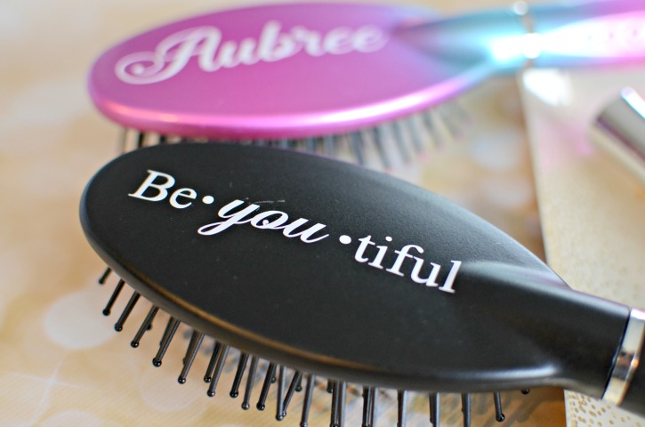 Personalized Hairbrush with Vinyl