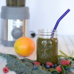 Delicious Summer Berry Green Smoothie