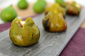 Brie Stuffed Grilled Figs