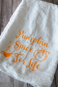 Pumpkin Spice For Life Kitchen Towel